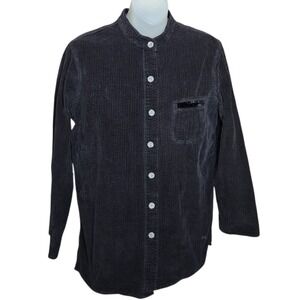 J. Jill Womens Career Corduroy Shacket Shirt Jacket Size‎ Small Velvet Corporate